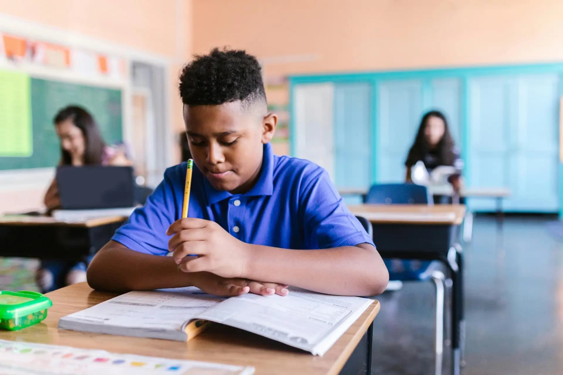 Students learning