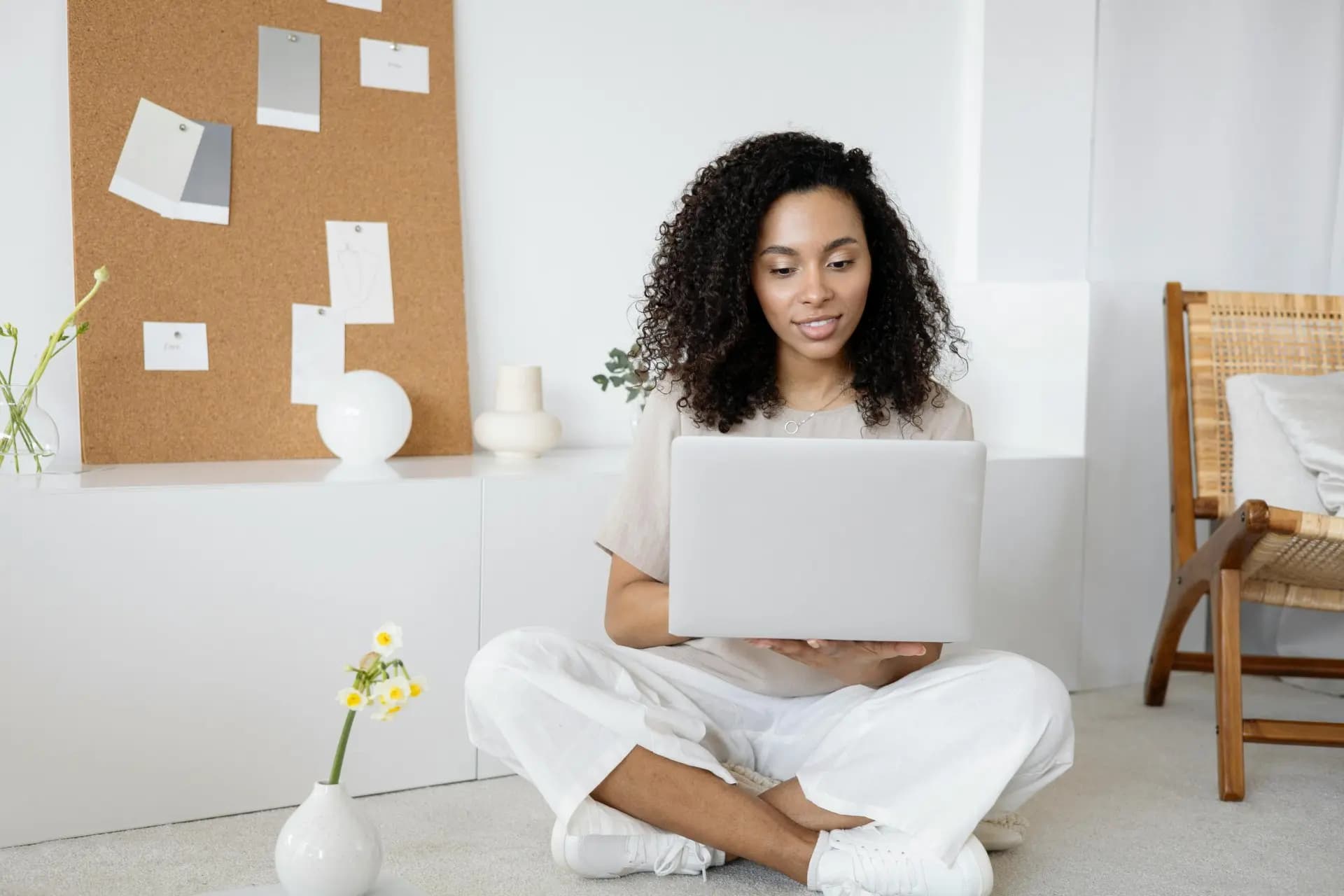 Person working at computer